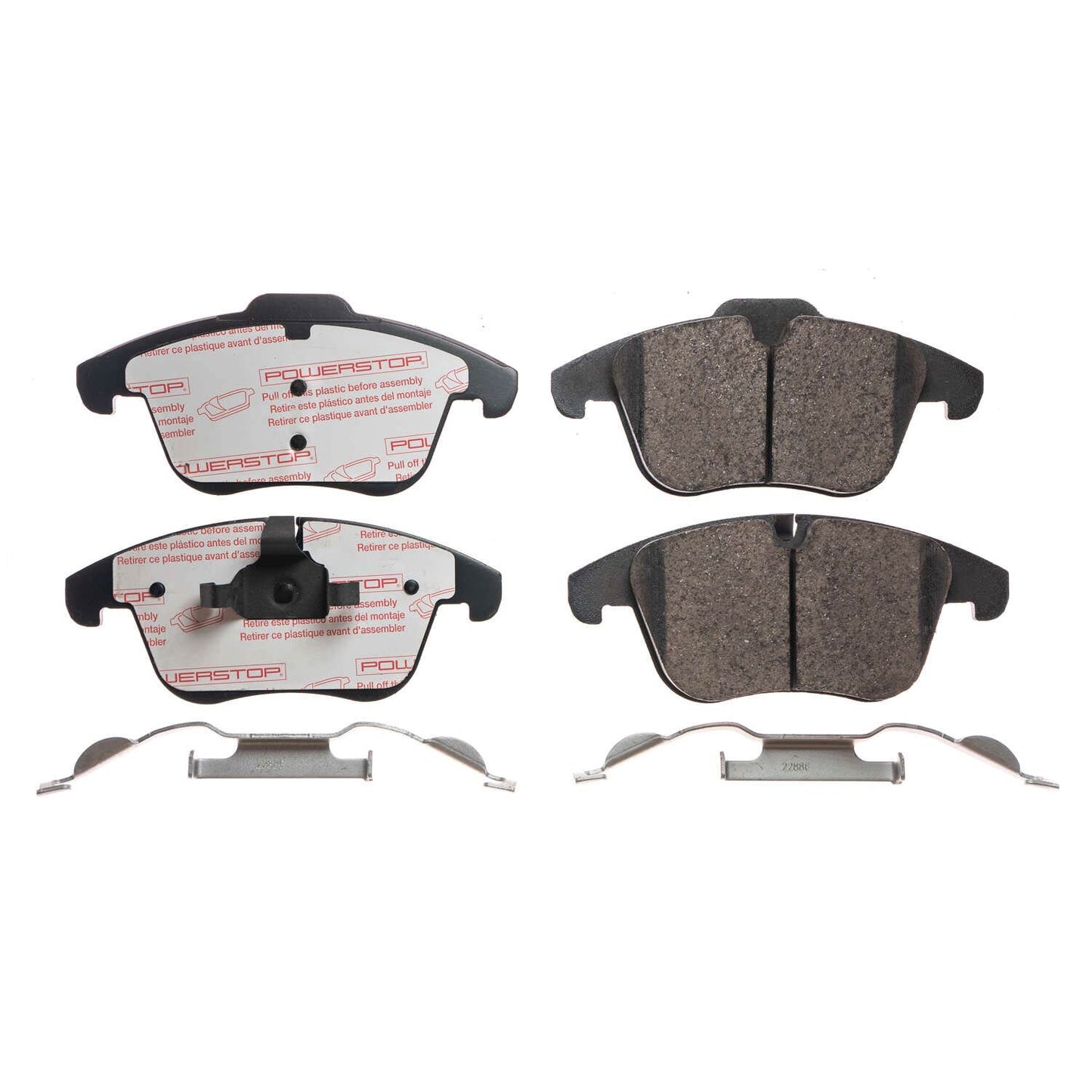 Front Carbon Fiber Ceramic Brake Pads by PowerStop NextGen NXE-1241