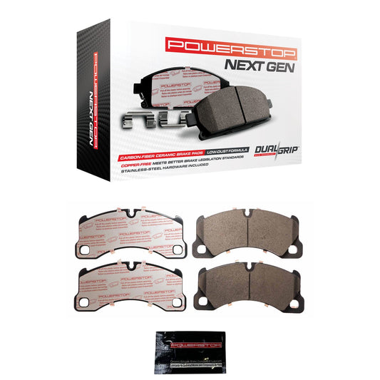 Porsche VW - Front Carbon Fiber Ceramic Brake Pads by PowerStop NextGen NXE-1349