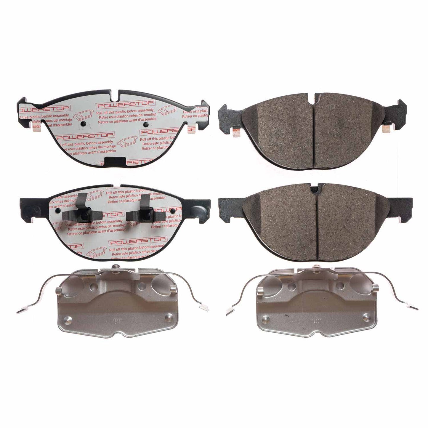Front Carbon Fiber Ceramic Brake Pads by PowerStop NextGen NXE-1381