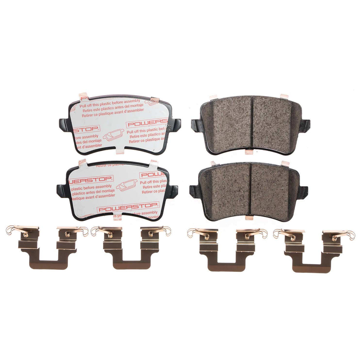 Rear Carbon-Fiber Ceramic Brake Pads PowerStop NextGen NXE-1386