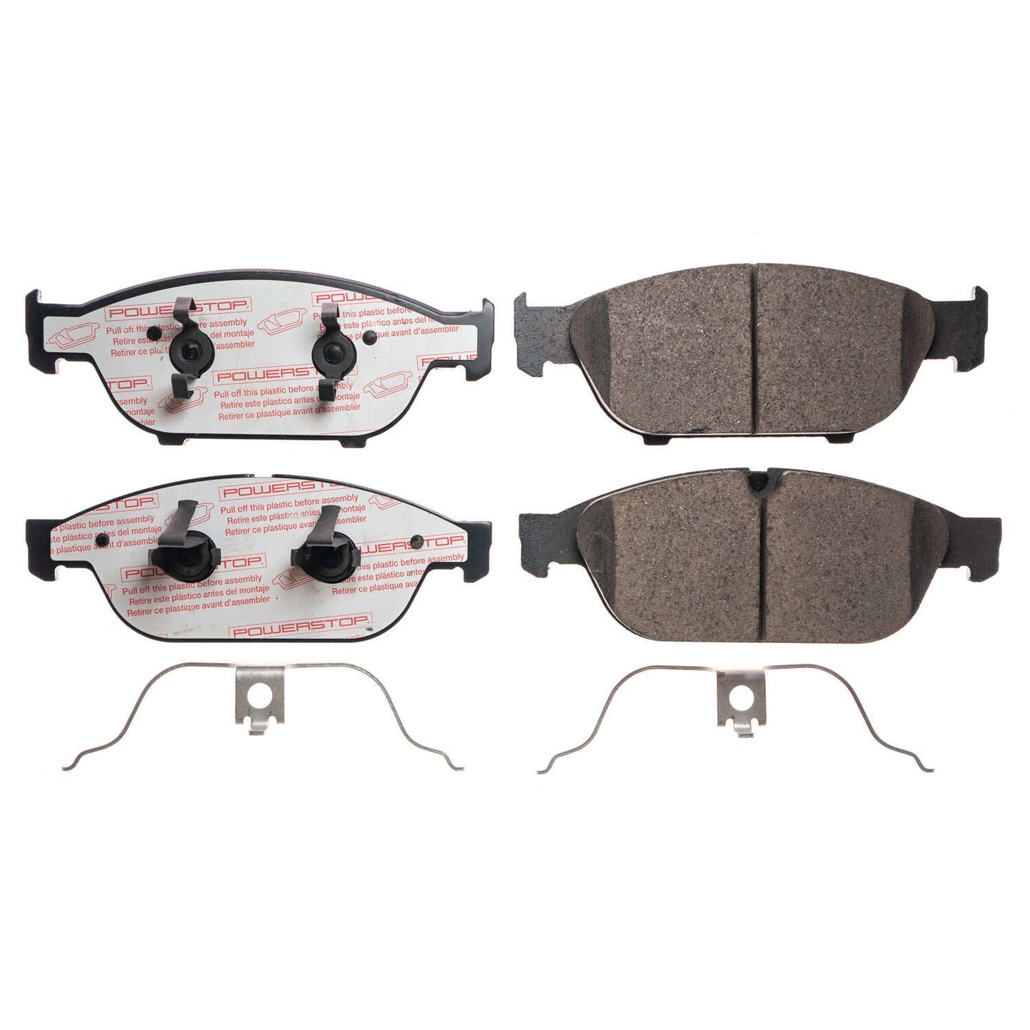 Front Carbon Fiber Ceramic Brake Pads by PowerStop NextGen NXE-1549