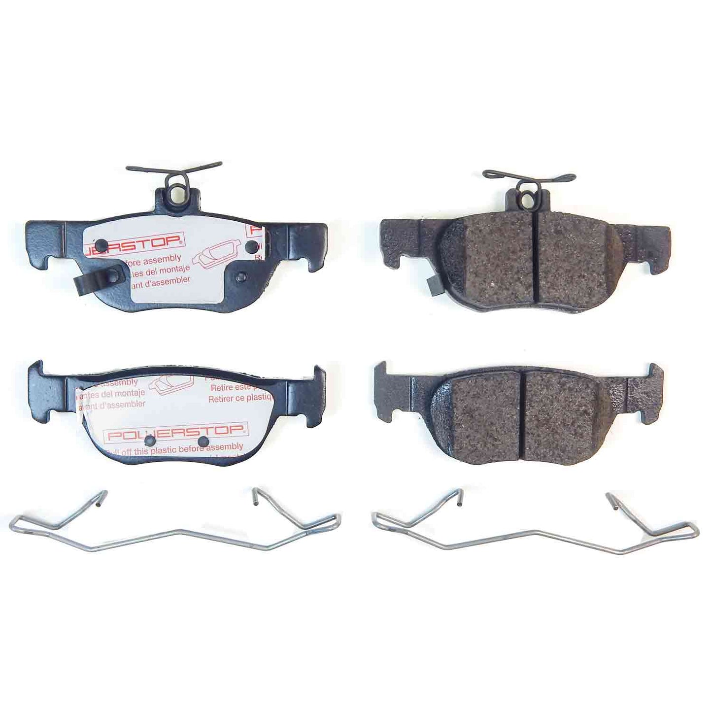 Rear Carbon Fiber Ceramic Brake Pads by PowerStop NextGen NXE-1762