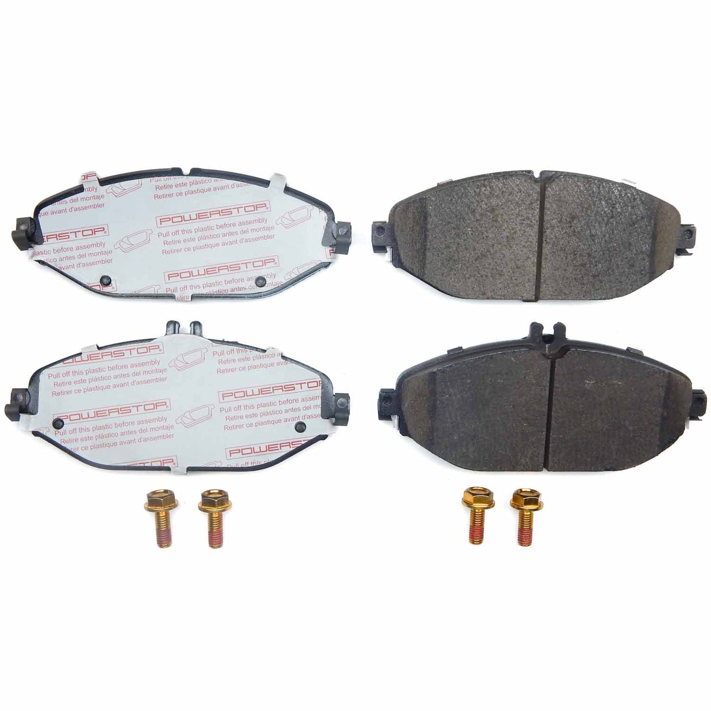 Mercedes C300 E300 - Front Carbon Fiber Ceramic Brake Pads by PowerStop NextGen (W205) (NXE-1794)
