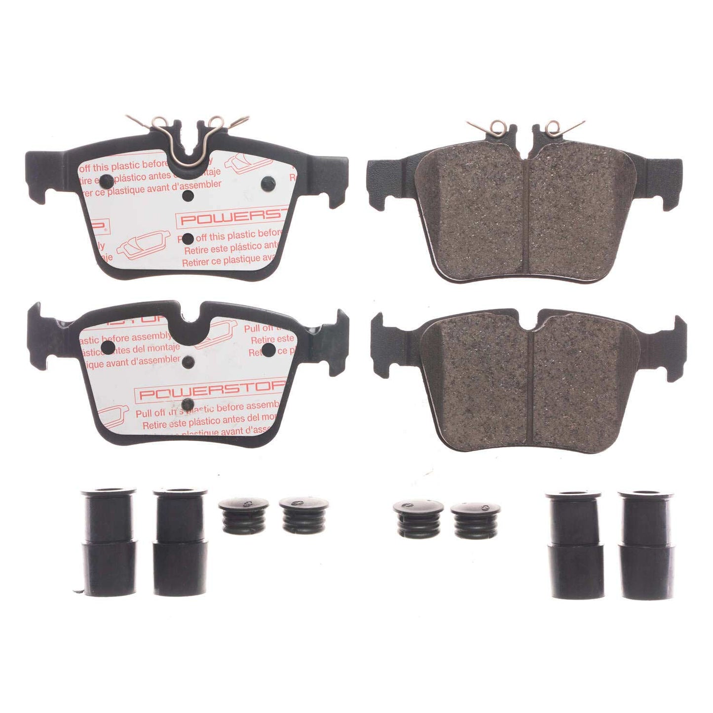Mercedes C300 2015 to 2021 - Rear Carbon Fiber Ceramic Brake Pads by PowerStop NextGen (W205 C400 AMG) (NXE-1795)
