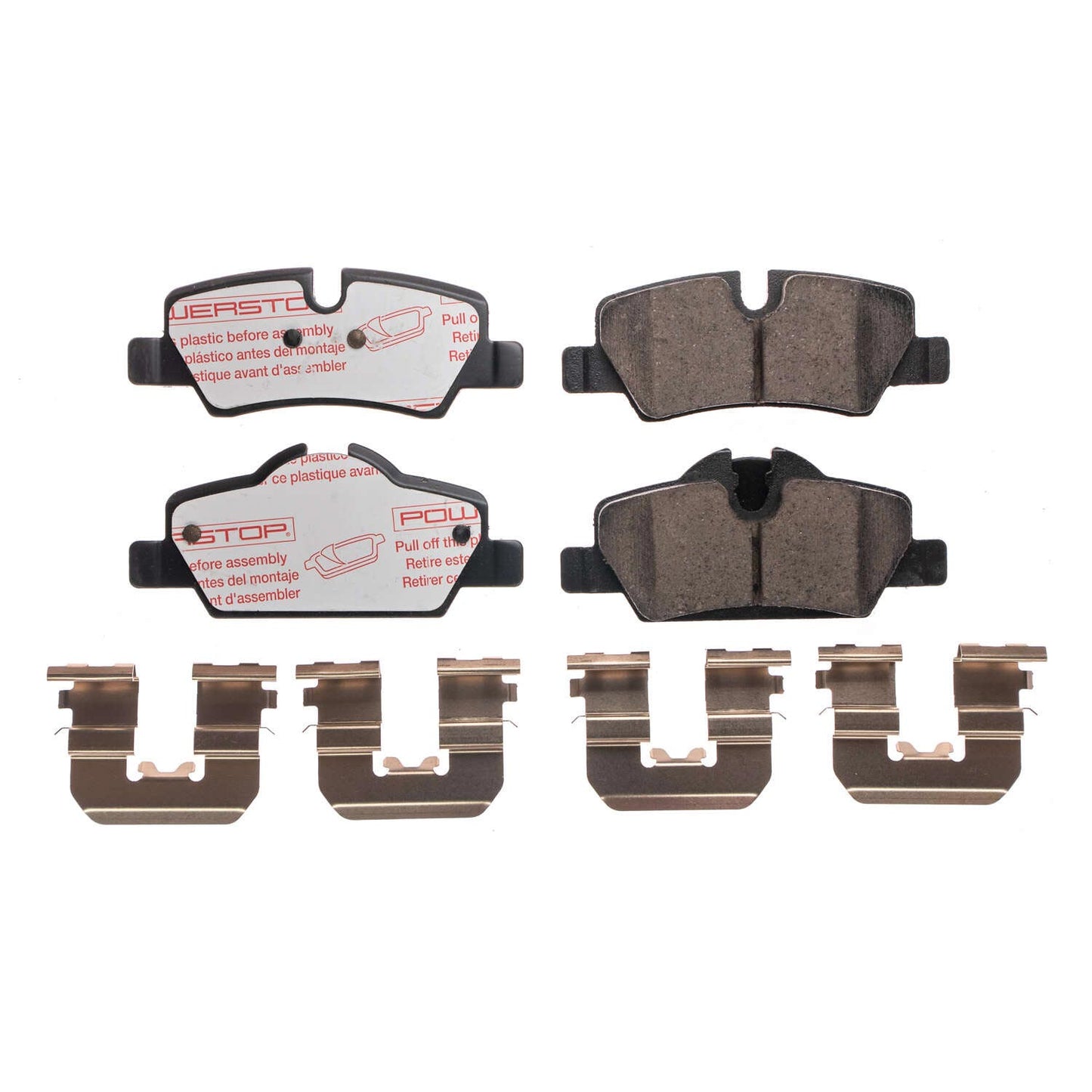Rear Carbon Fiber Ceramic Brake Pads by PowerStop NextGen NXE-1800