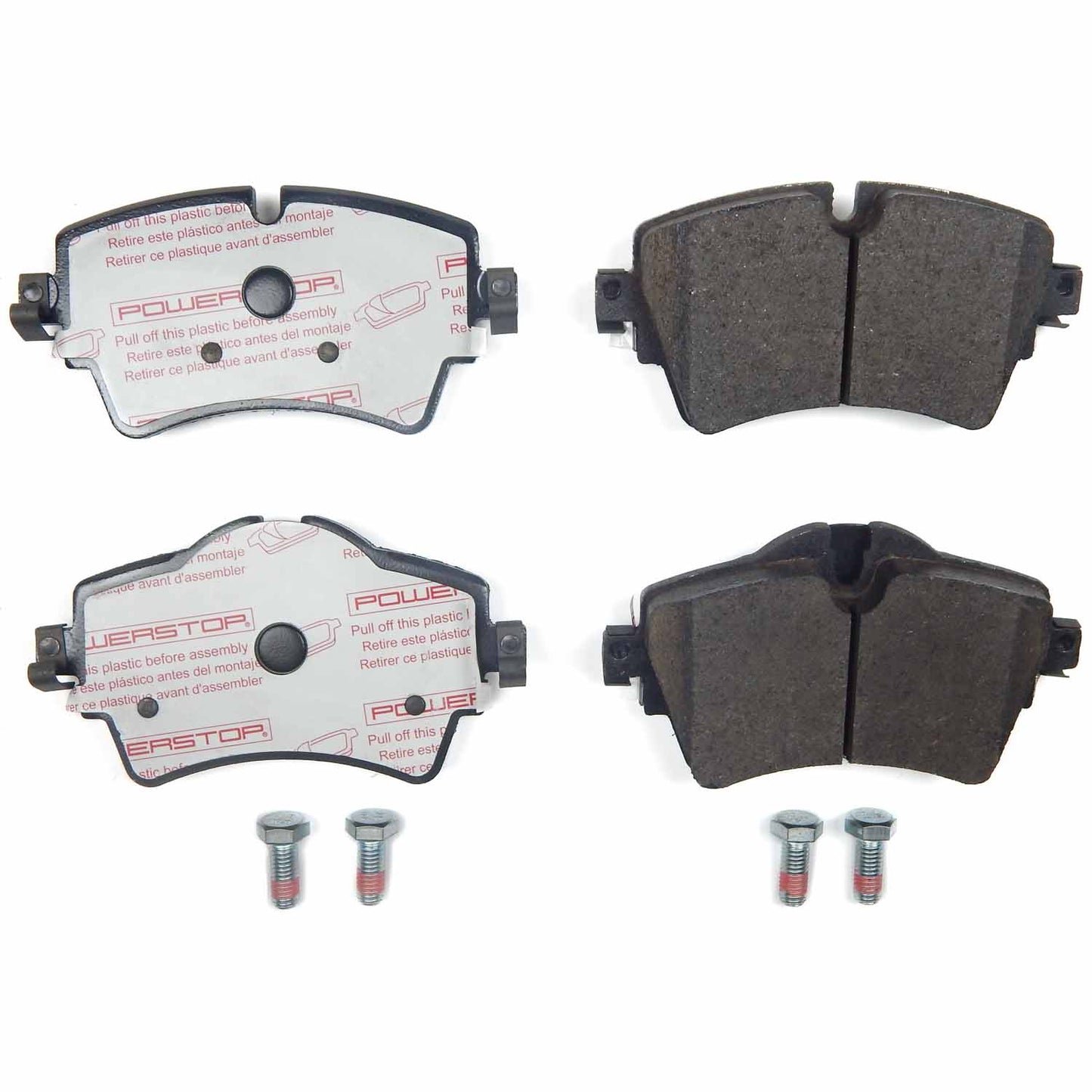 Front Carbon Fiber Ceramic Brake Pads by PowerStop NextGen NXE-1801