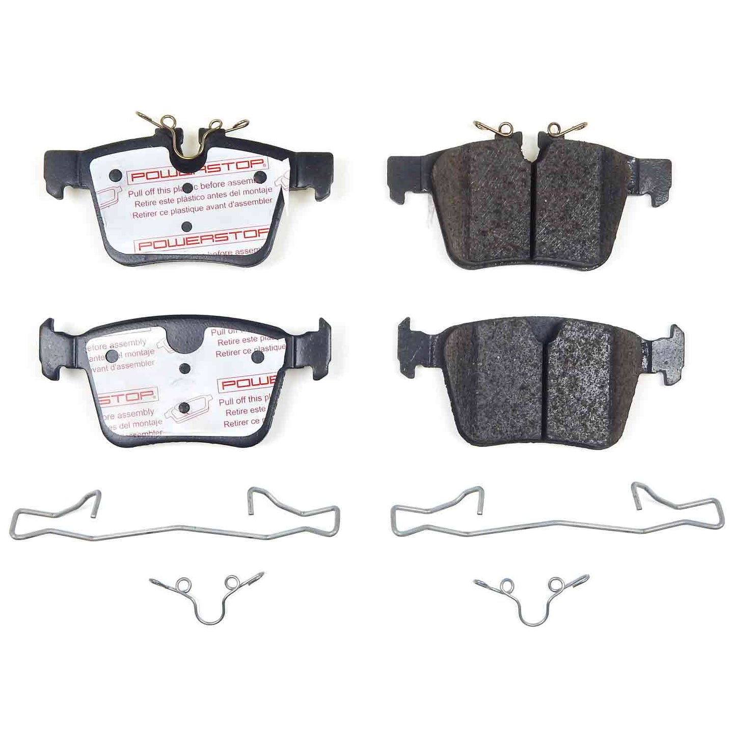 Jaguar Land Rover Volvo - Rear Carbon Fiber Ceramic Brake Pads by PowerStop NextGen (XF XE F Pace Discovery Evoque XC90 S60 S90) (NXE-1821)