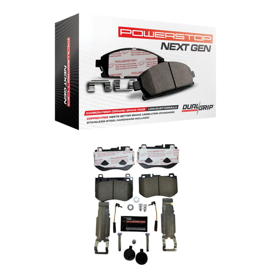 Front Carbon Fiber Ceramic Brake Pads by PowerStop NextGen NXE-1862