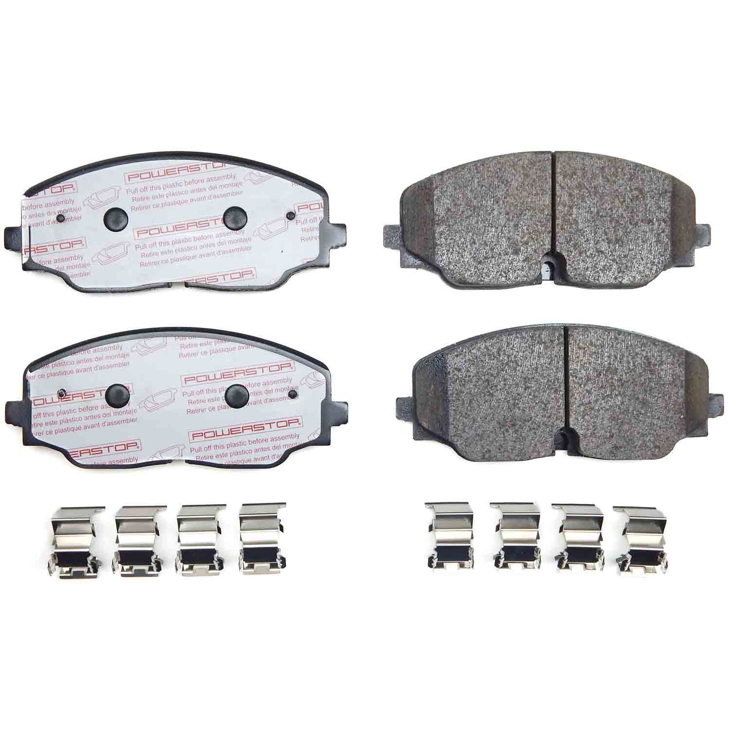 Front Carbon-Fiber Ceramic Brake Pads by PowerStop NextGen NXE-2074