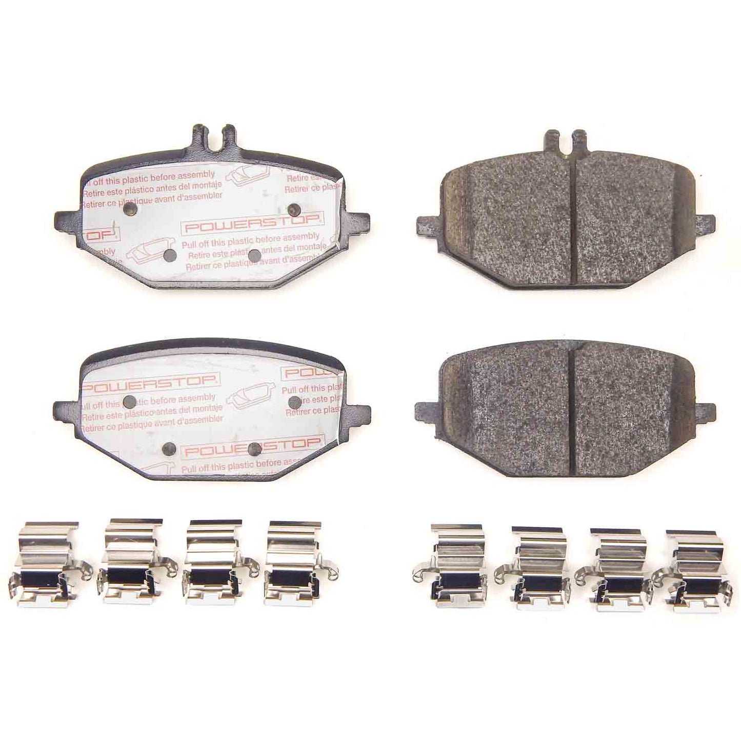 Rear Carbon Fiber Ceramic Brake Pads by PowerStop NextGen NXE-2210