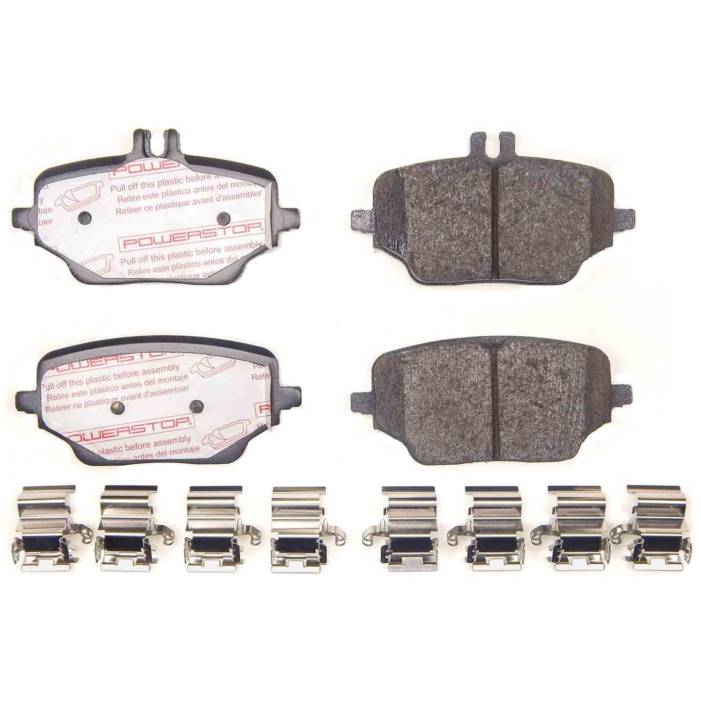 Rear Carbon Fiber Ceramic Brake Pads by PowerStop NextGen NXE-2235