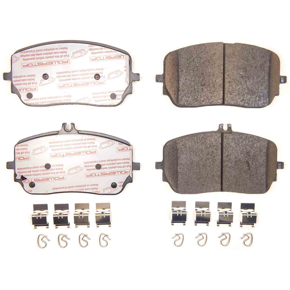 Front Carbon-Fiber Ceramic Brake Pads PowerStop NextGen NXE-2237
