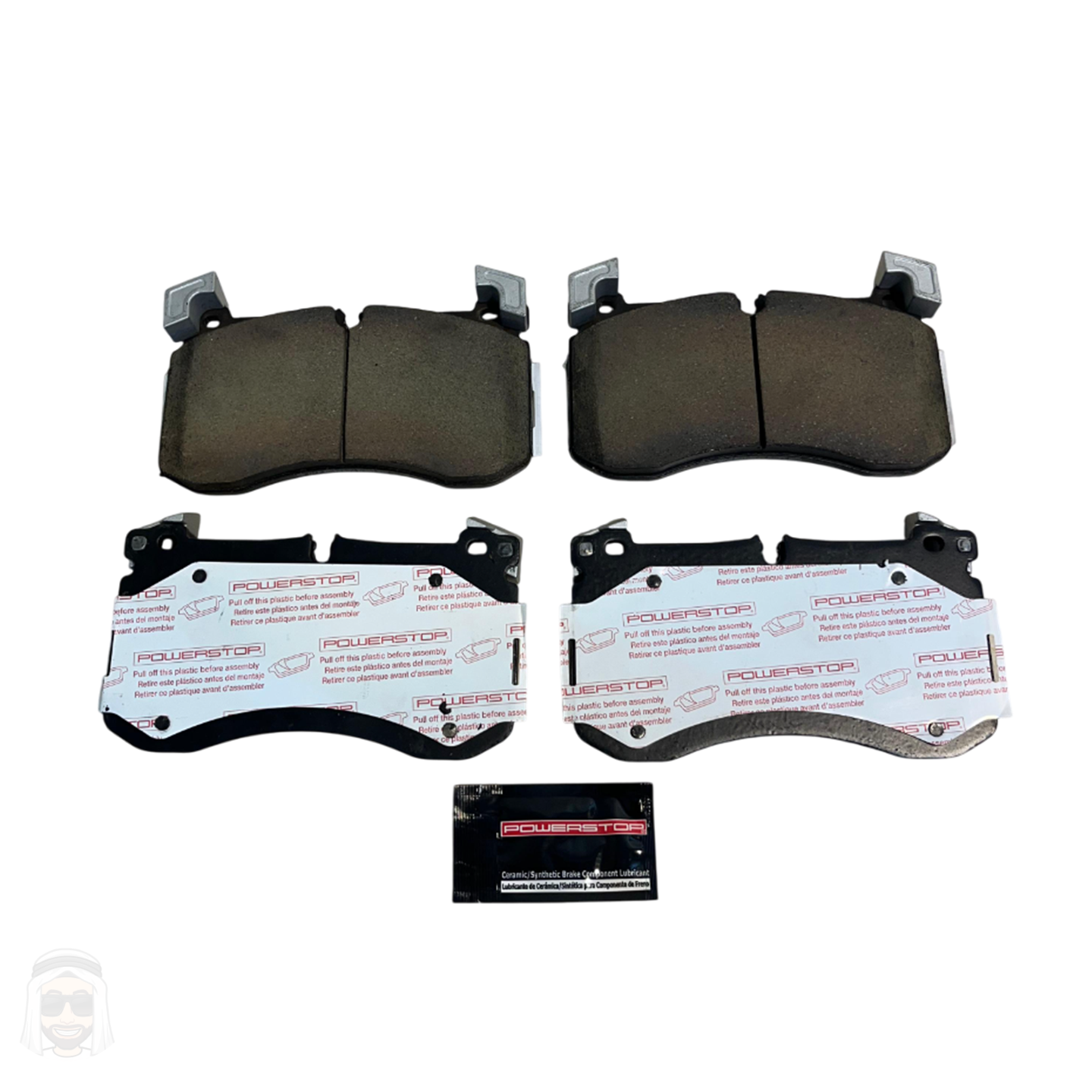 Mercedes G63 AMG 2019+ Front Carbon Fiber Ceramic Brake Pads by PowerStop NextGen (NXE-2238)