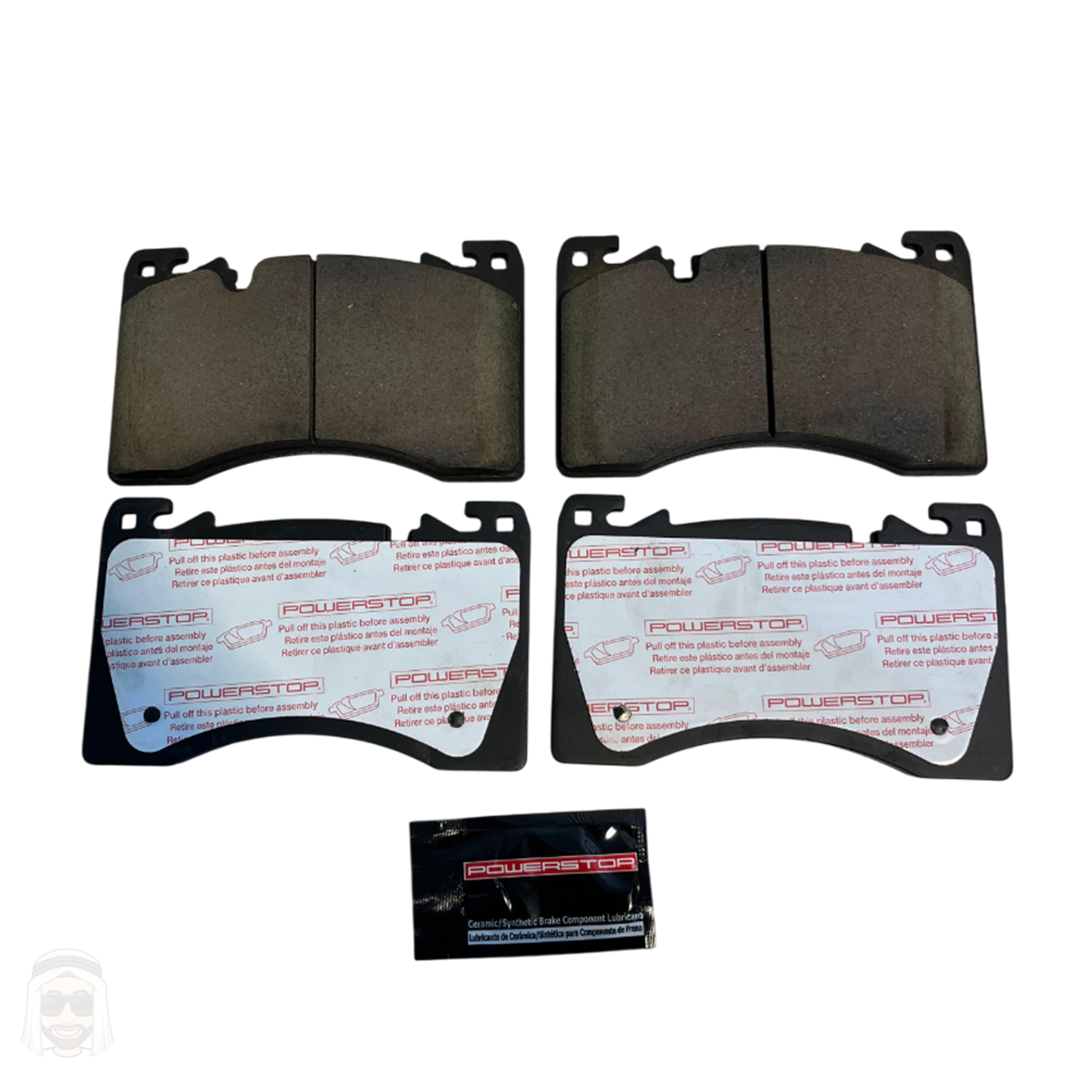 Range Rover V6 (2022+) Front Carbon Fiber Ceramic Brake Pads by PowerStop NextGen (Land Rover Vogue Sport) (NXE-2461)