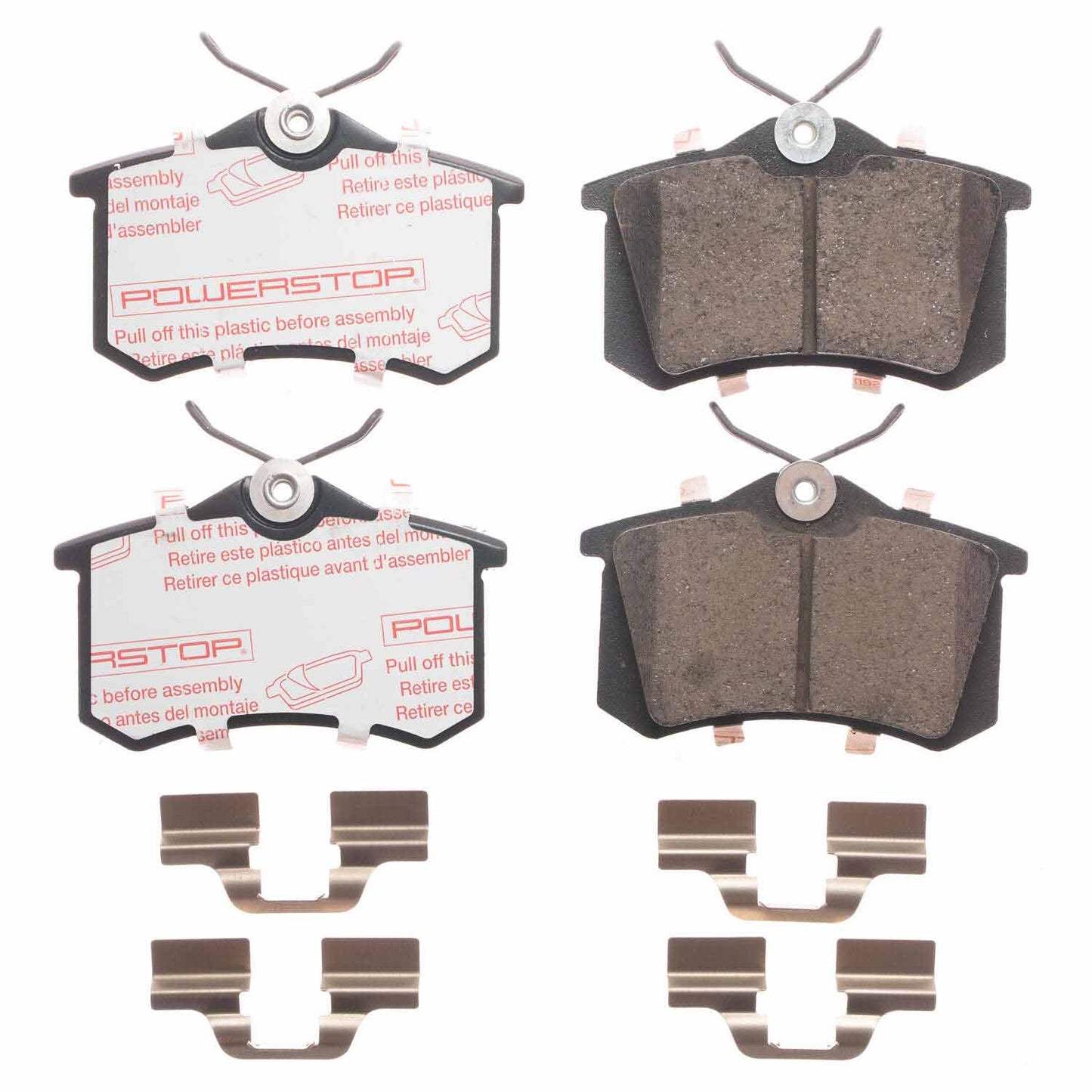 Rear Carbon Fiber Ceramic Brake Pads by PowerStop NextGen NXE-340