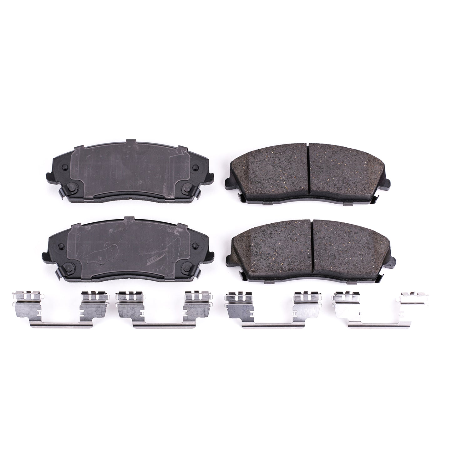 Dodge V6 Single Piston - Front Carbon Fiber Ceramic Brake Pads by PowerStop NextGen (Charger Challenger RWD Chrysler 300 Magnum) (NXT-1056)