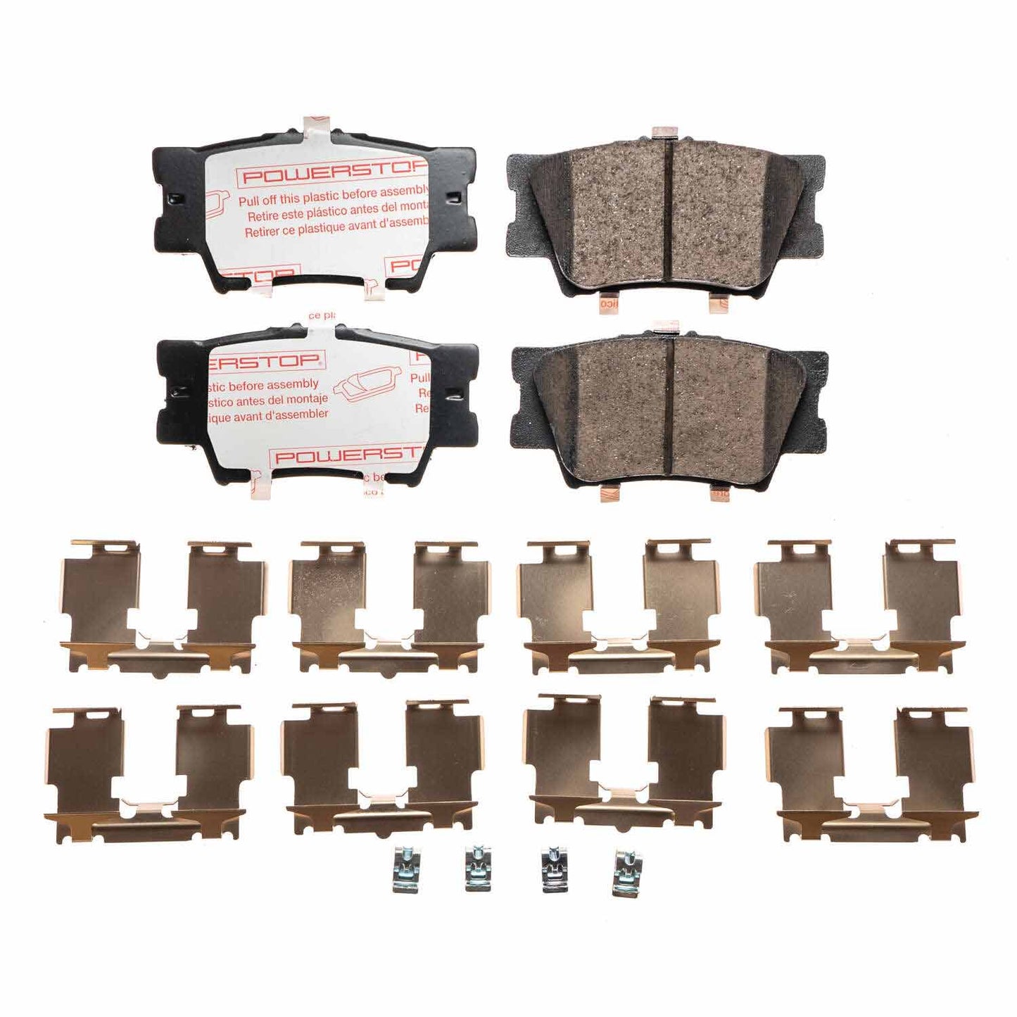 Toyota Lexus - Rear Carbon Fiber Ceramic Brake Pads by PowerStop NextGen (RAV4 Camry Avalon ES350 ES300h) (NXT-1212)
