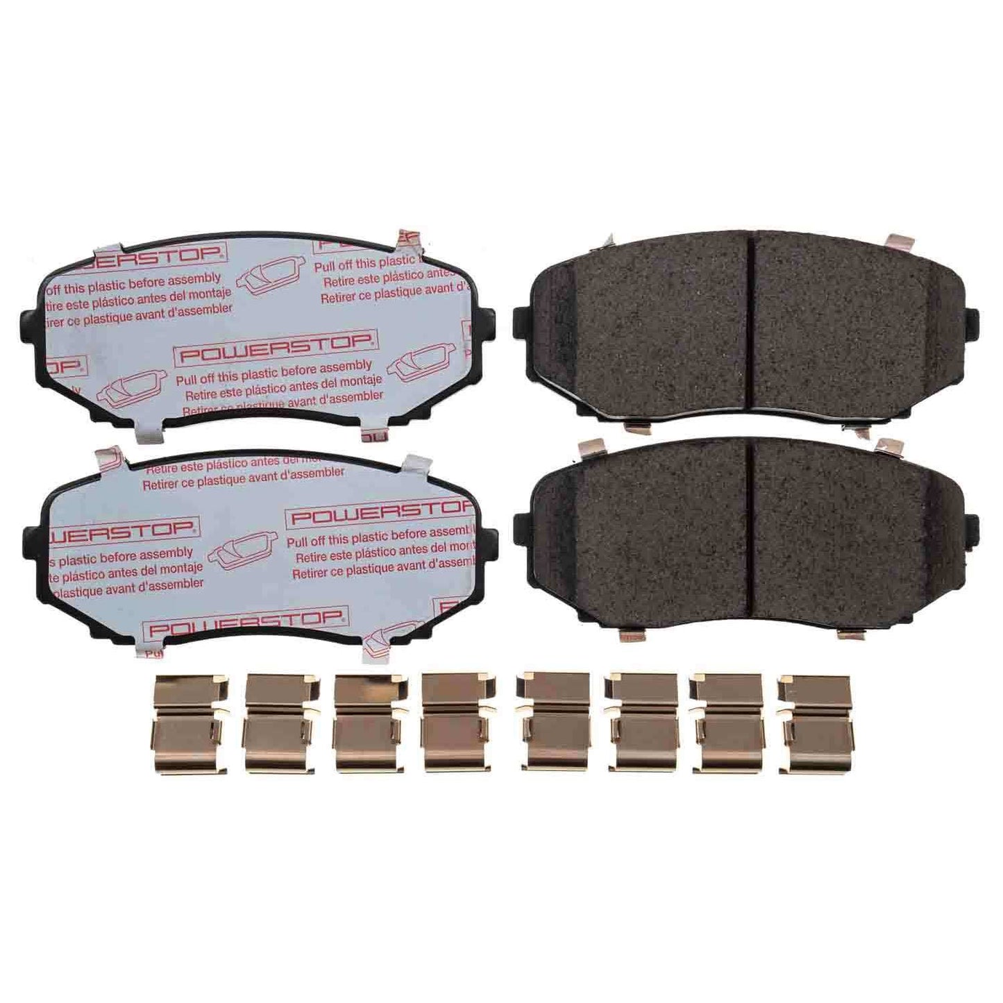 Front Carbon Fiber Ceramic Brake Pads by PowerStop NextGen NXT-1258