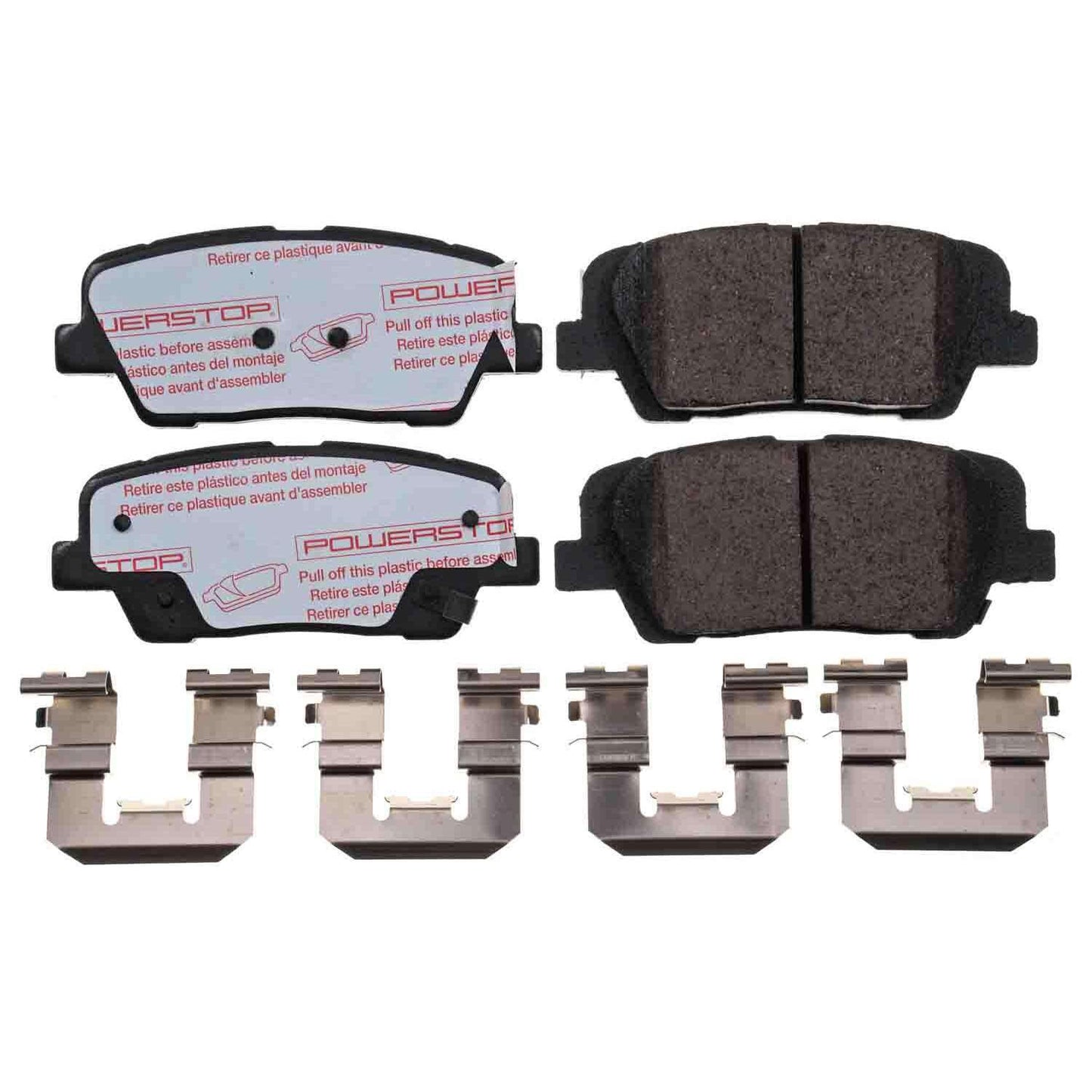 Rear Carbon Fiber Ceramic Brake Pads by PowerStop NextGen NXT-1284