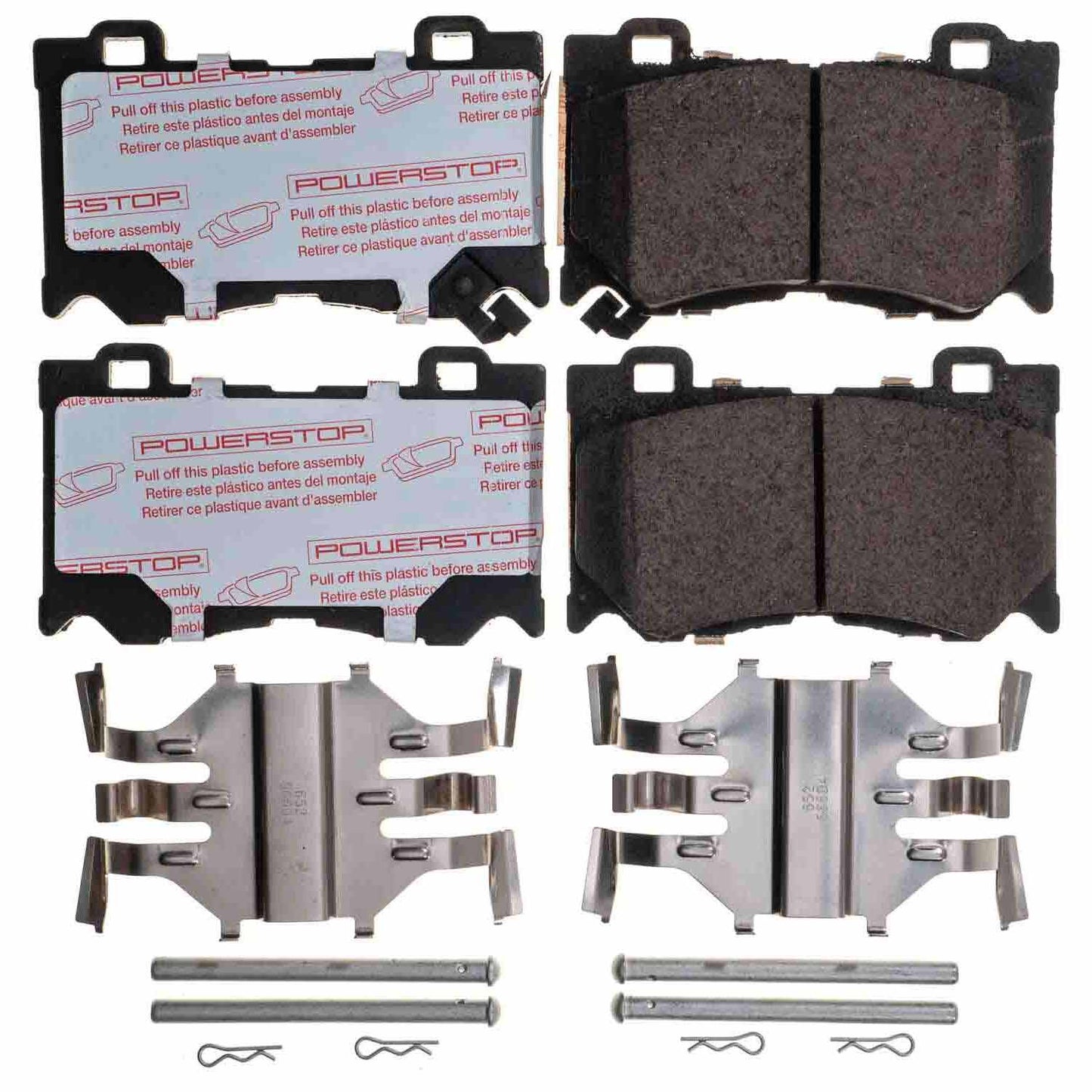 Nissan Infiniti - Front Carbon Fiber Ceramic Brake Pads by PowerStop NextGen (G37 Sport Sedan Coupe Convertible M37 M56 FX50 Q50 Q60 Q70L QX70 350Z 370Z Z Proto Spec Performance) (NXT-1346)