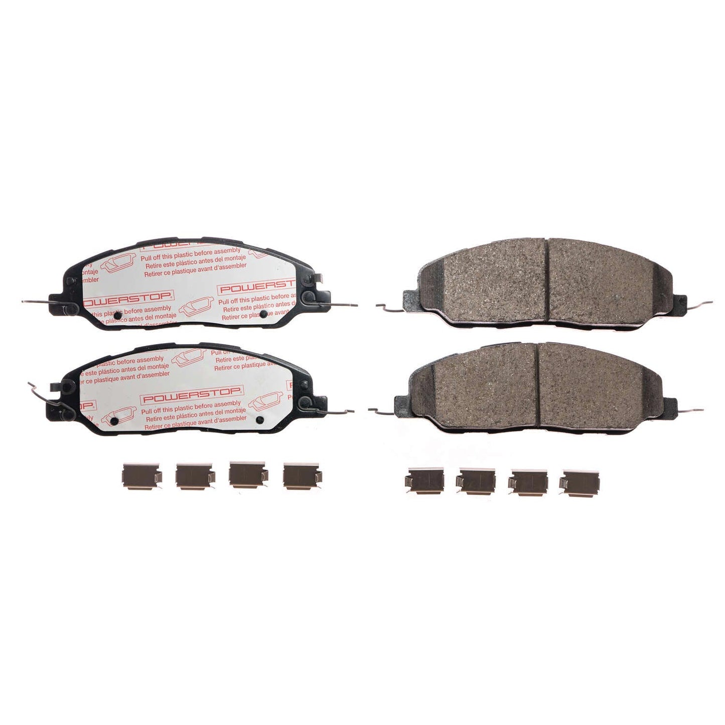 Ford Mustang (2011-2014) 2-Piston - Front Carbon Fiber Ceramic Brake Pads by PowerStop NextGen (base GT) (NXT-1463)
