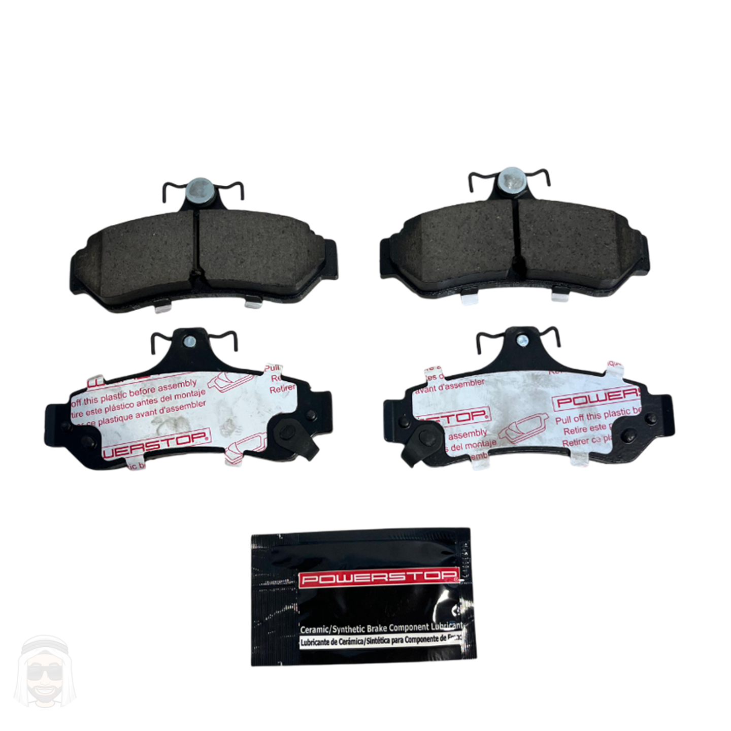 Toyota Camry 2007 to 2017 - Rear Carbon Fiber Ceramic Brake Pads by PowerStop NextGen (GCC Specs) (NXT-1727)