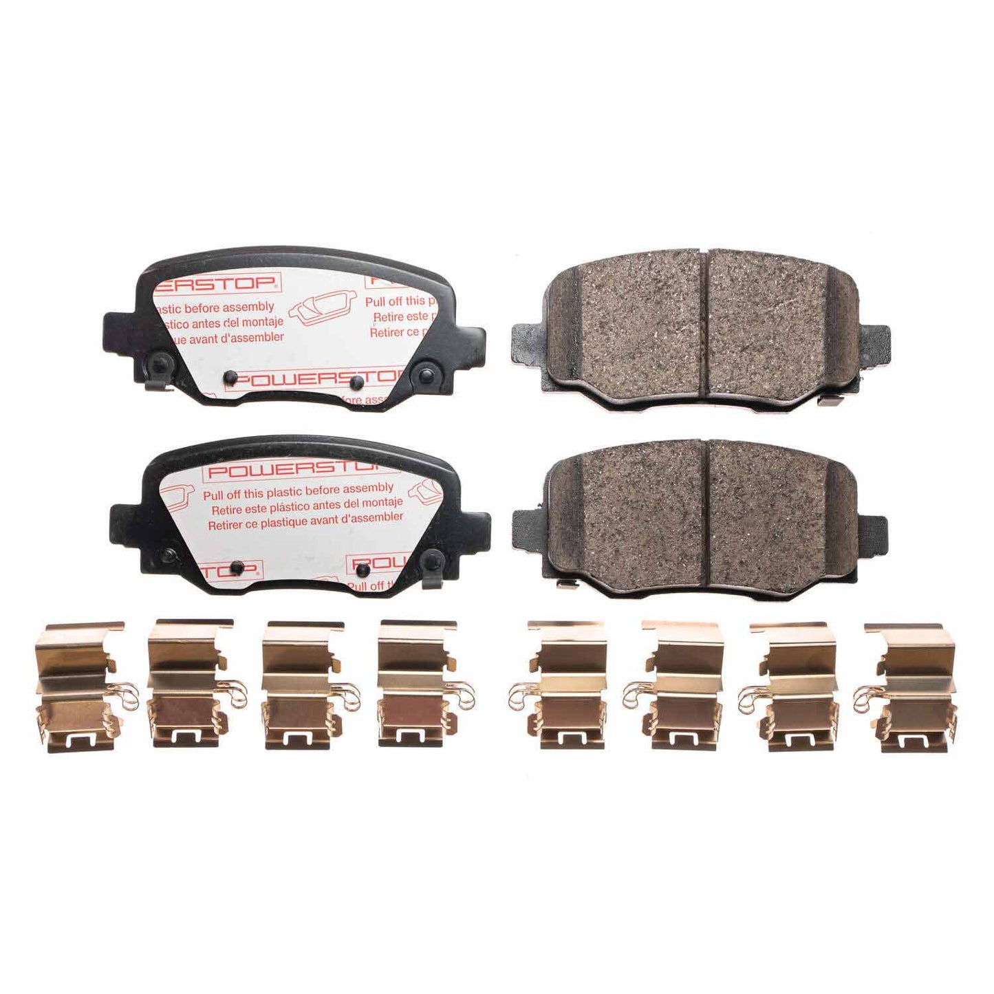 Rear Carbon Fiber Ceramic Brake Pads by PowerStop NextGen NXT-1734