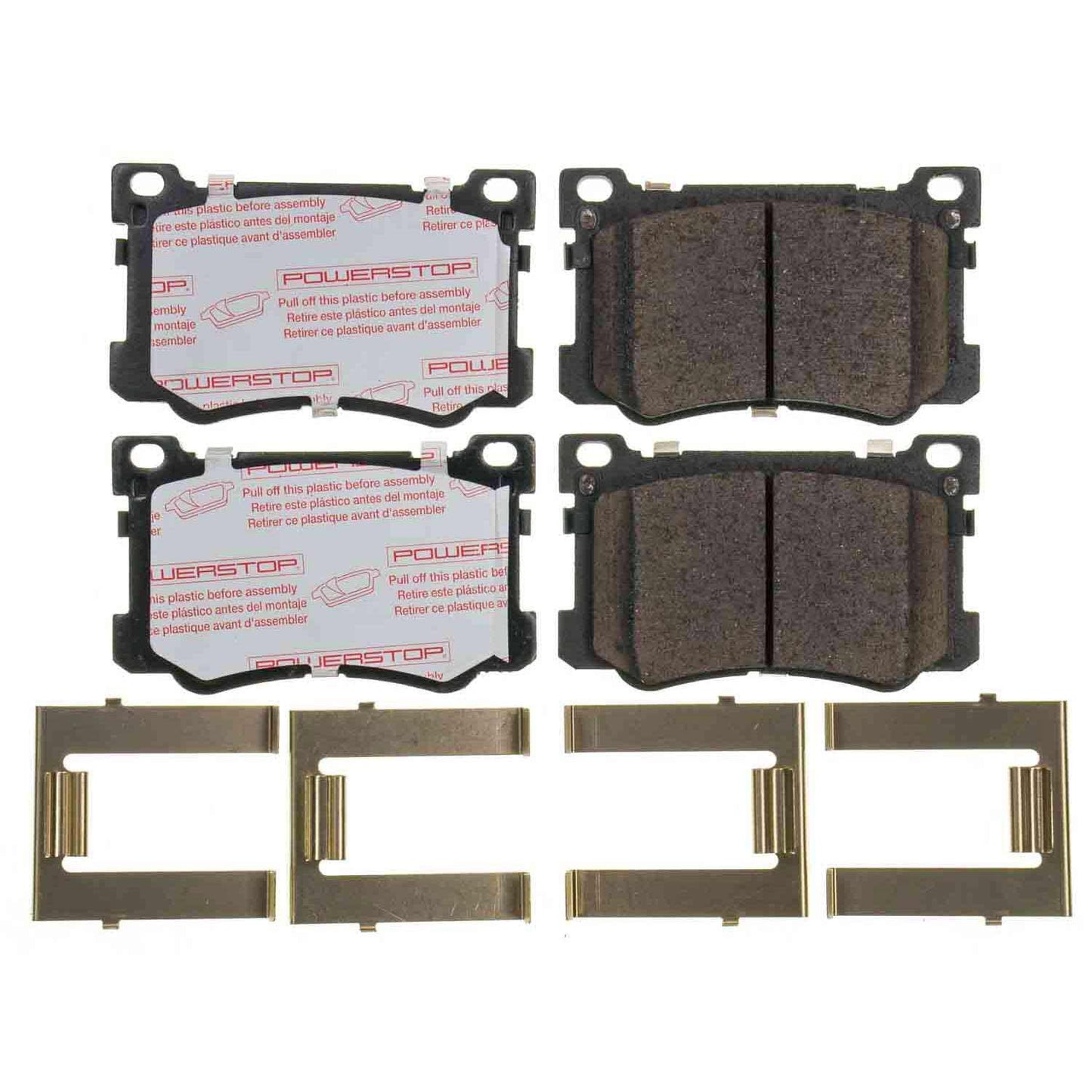 Genesis (2015-2020) - Front Carbon Fiber Ceramic Brake Pads by PowerStop NextGen (Hyundai V6 V8 Sport G80 Kia K900) (NXT-1799)