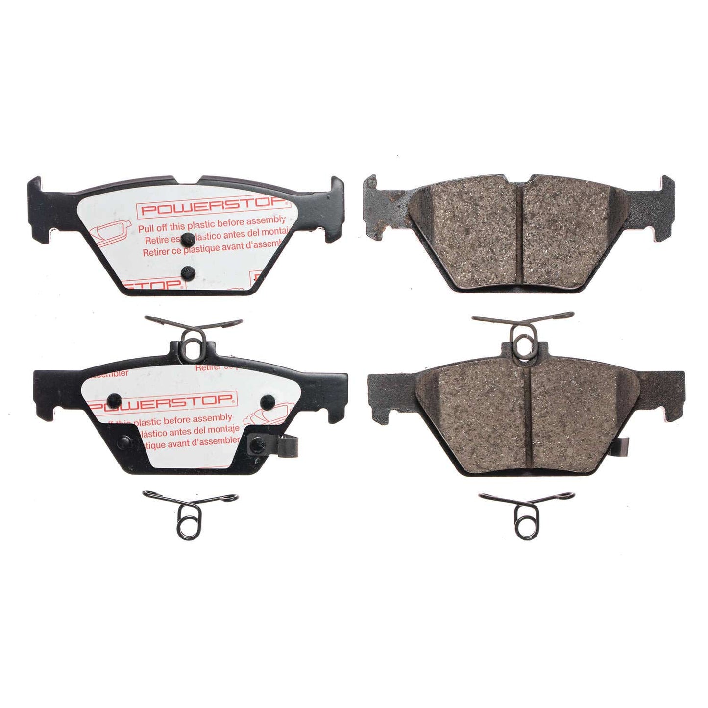 Subaru (2015-2024) - Rear Carbon Fiber Ceramic Brake Pads by PowerStop NextGen (Legacy Outback WRX Ascent Forester Crosstrek) (NXT-1808)
