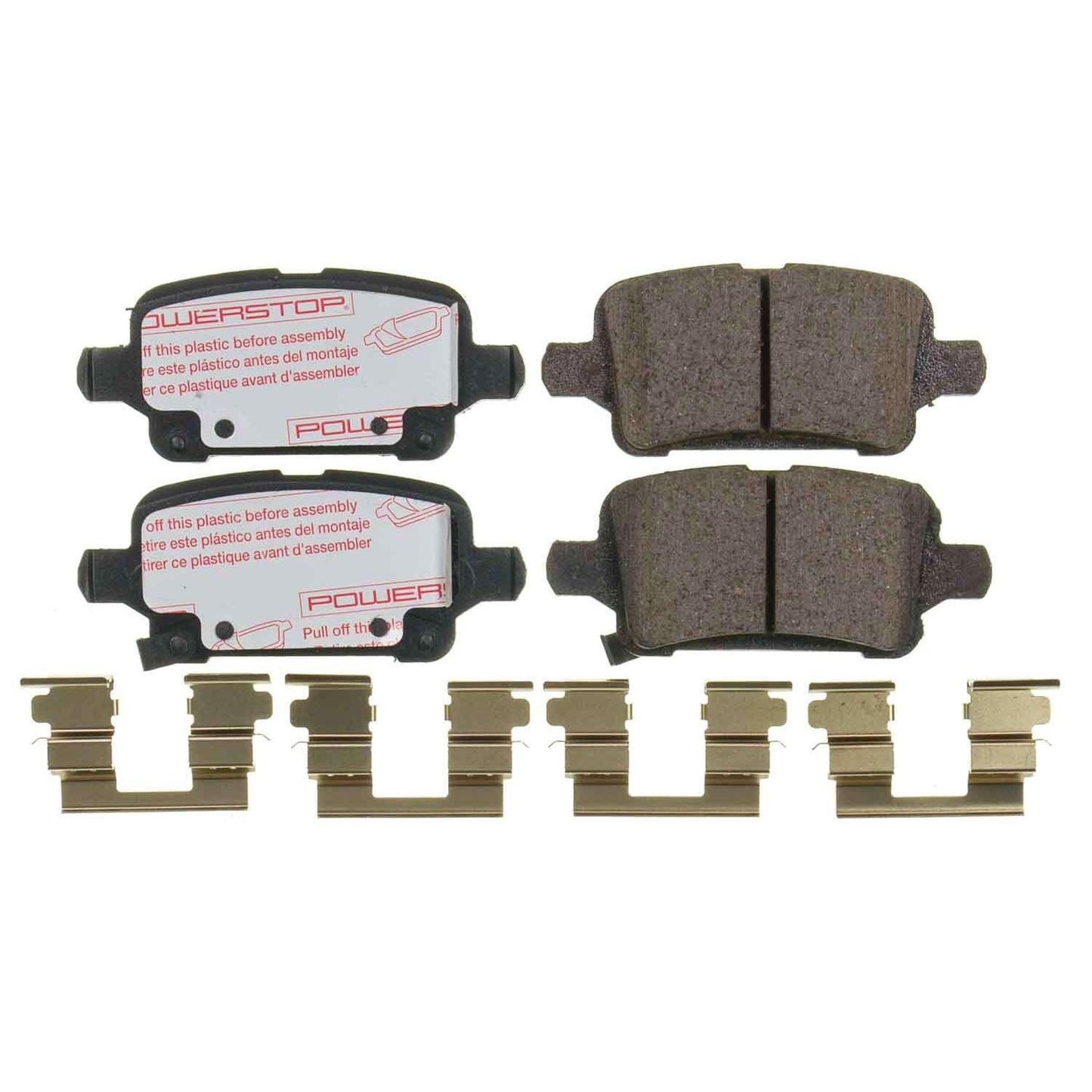 Rear Carbon-Fiber Ceramic Brake Pads by PowerStop NextGen NXT-1857