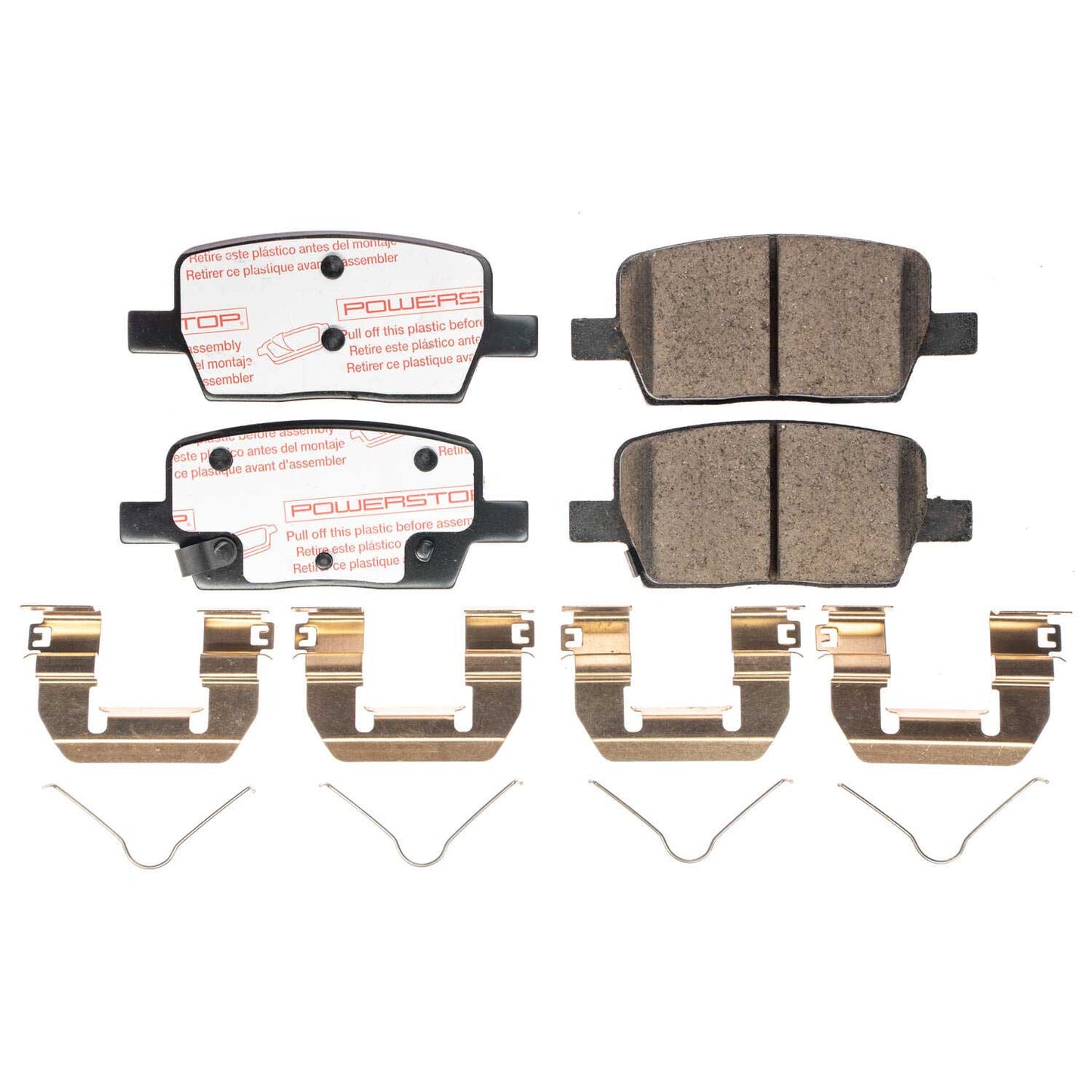 Rear Carbon Fiber Ceramic Brake Pads by PowerStop NextGen NXT-1914