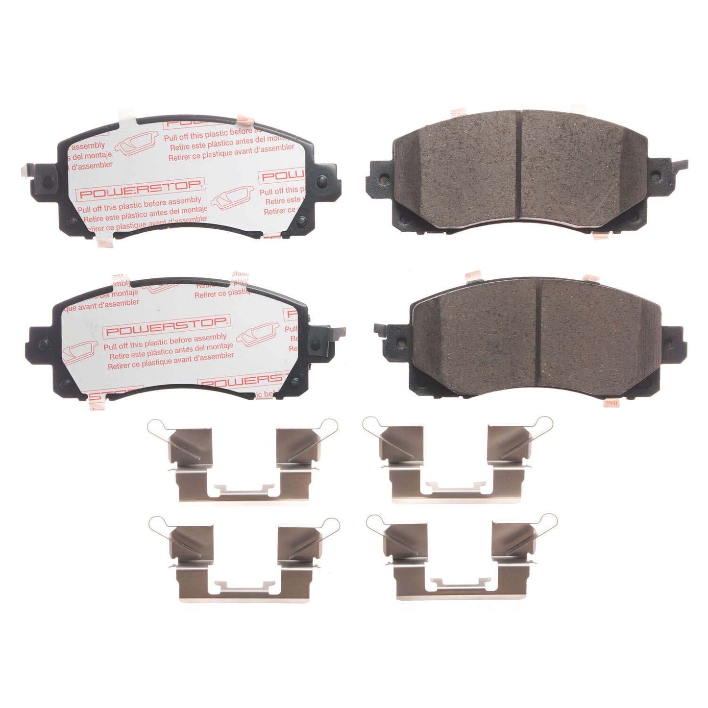 Front Carbon Fiber Ceramic Brake Pads by PowerStop NextGen NXT-2045