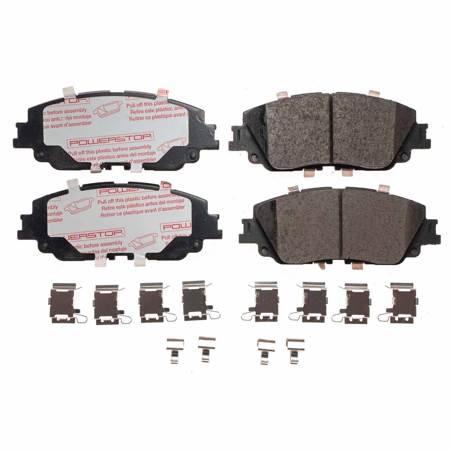 Toyota Lexus - Front Carbon Fiber Ceramic Brake Pads by PowerStop NextGen (Avalon Camry Corolla Cross Venza RAV4 ES UX ES250) (NXT-2076)