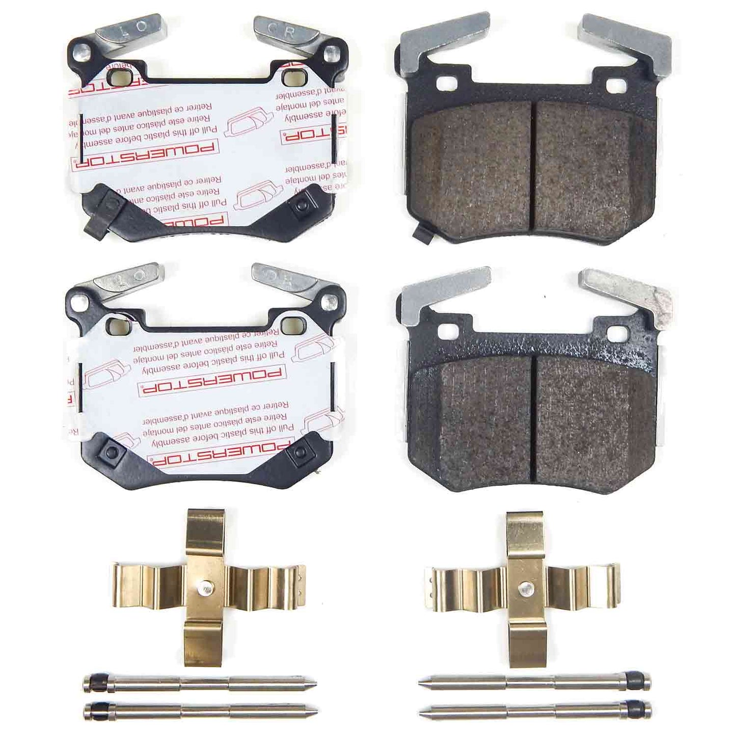 Genesis G70 V6 (2019-2025) Rear Carbon Fiber Ceramic Brake Pads by PowerStop NextGen (Hyundai Kia Stinger) (NXT-2144)