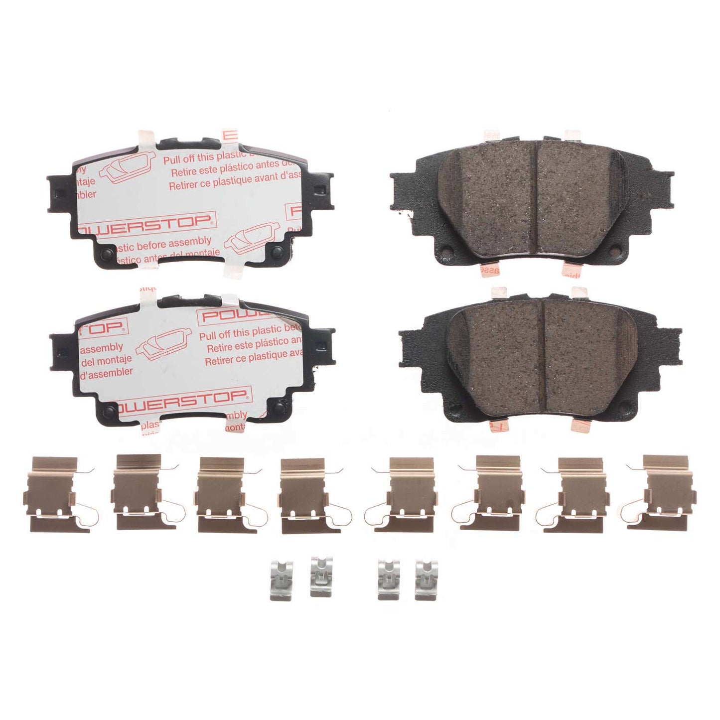 Rear Carbon Fiber Ceramic Brake Pads by PowerStop NextGen NXT-2183