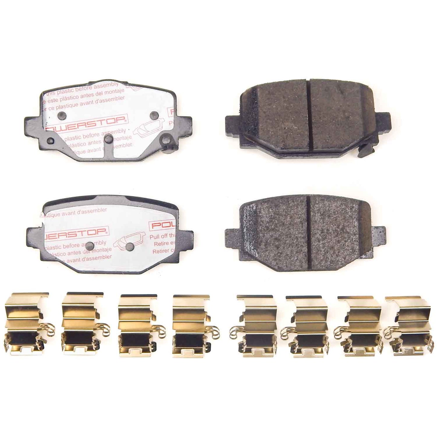 Rear Carbon Fiber Ceramic Brake Pads by PowerStop NextGen NXT-2191