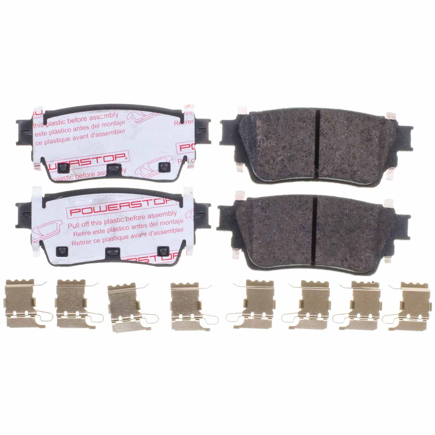Nissan Altima (2019-2023 eBrake) Rear Carbon Fiber Ceramic Brake Pads by PowerStop NextGen (NXT-2200)