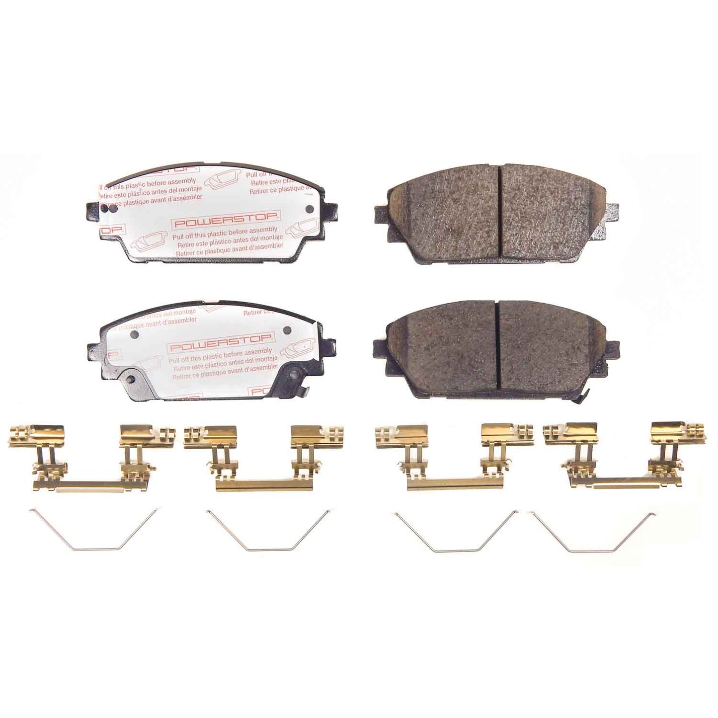 Front Carbon Fiber Ceramic Brake Pads by PowerStop NextGen NXT-2218