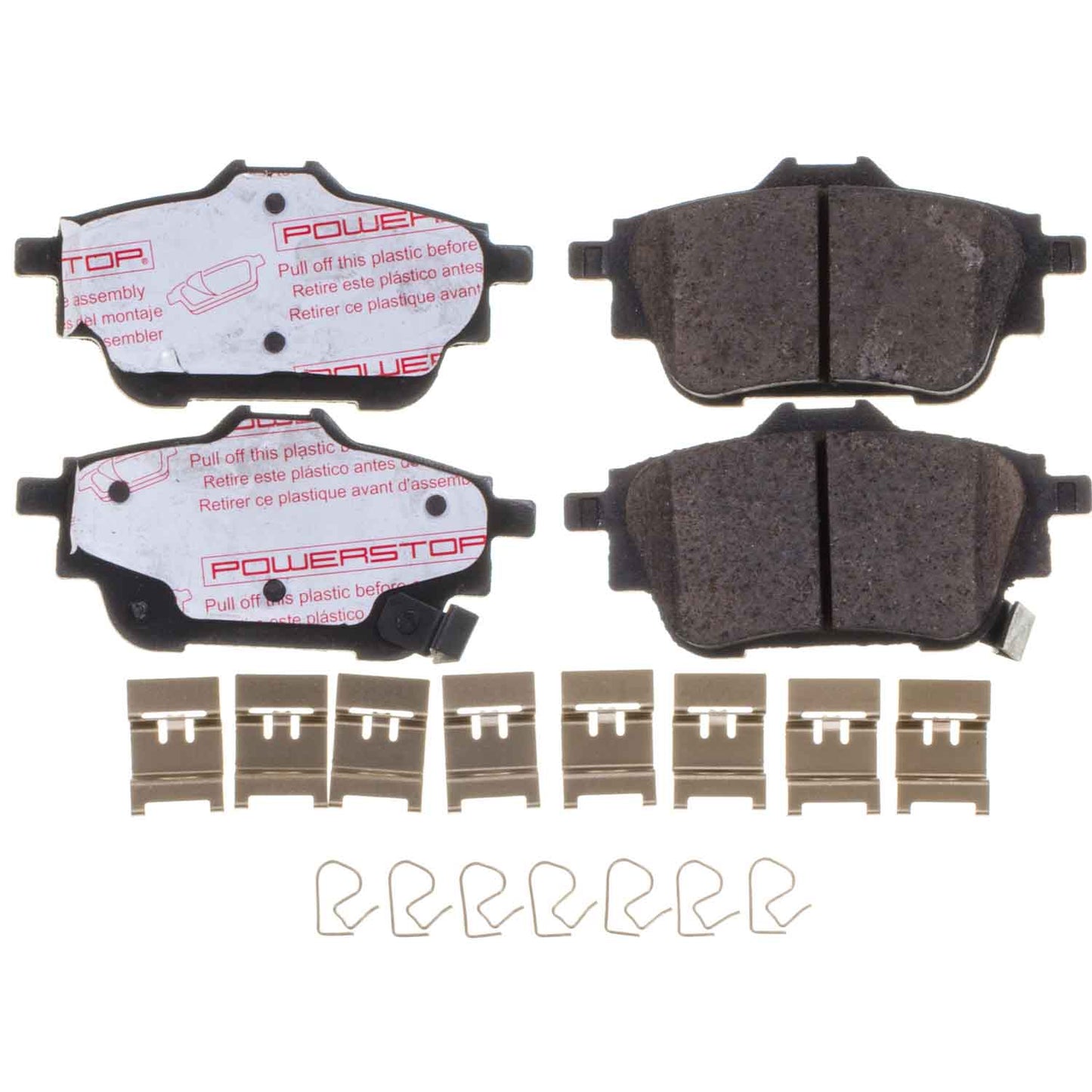 Rear Carbon Fiber Ceramic Brake Pads by PowerStop NextGen NXT-2306