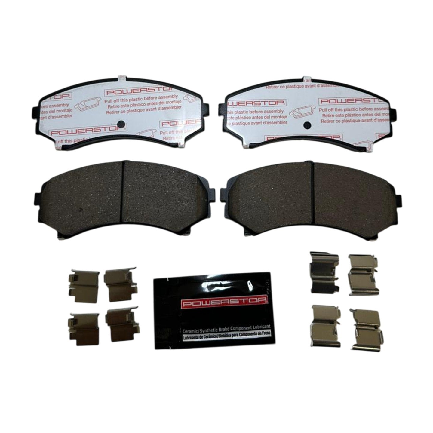 Front Carbon Fiber Ceramic Brake Pads by PowerStop NextGen NXT-867