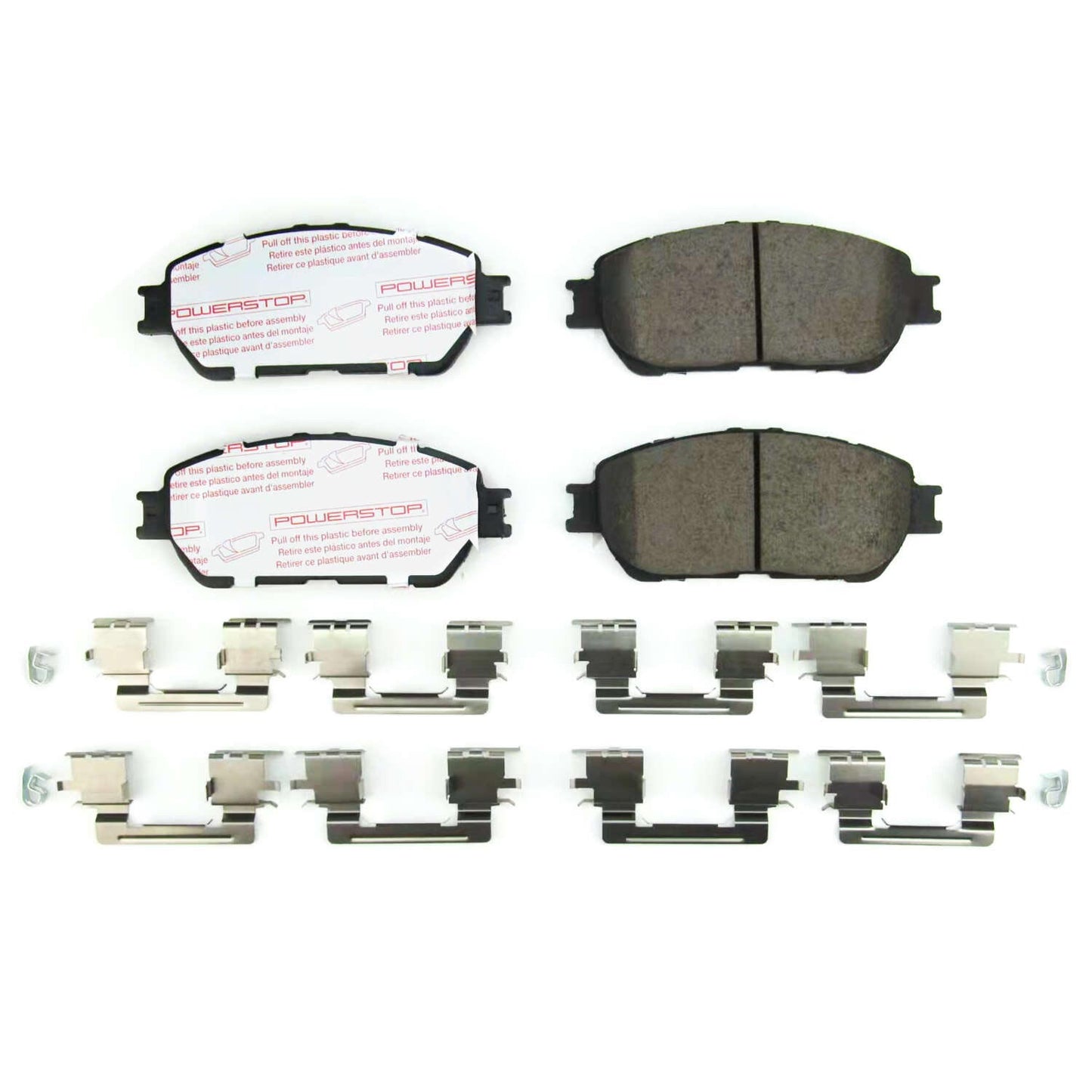 Front Carbon Fiber Ceramic Brake Pads PowerStop NextGen NXT-906