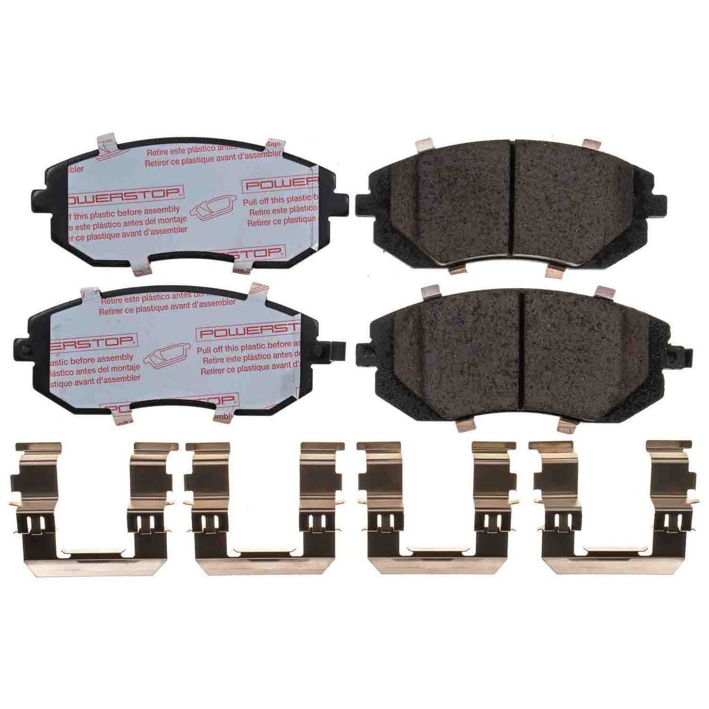 Front Carbon Fiber Ceramic Brake Pads by PowerStop NextGen NXT-929