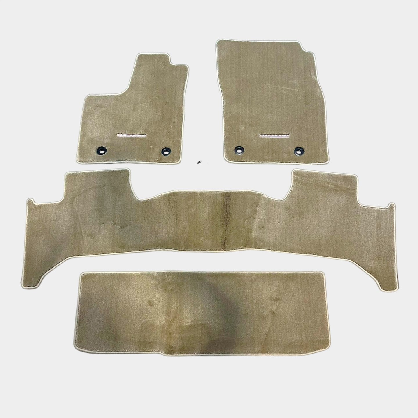 Toyota Land Cruiser LC300 Beige Genuine Floor Mats (No FE Type)