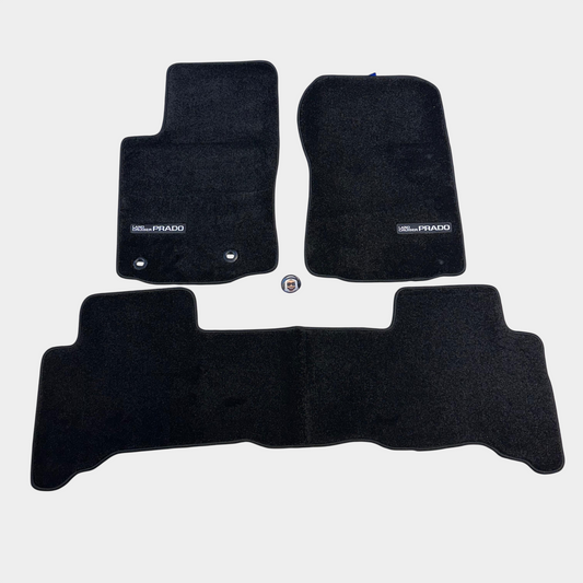 Toyota Prado 2010-2023 Luxury Black Floor Mats