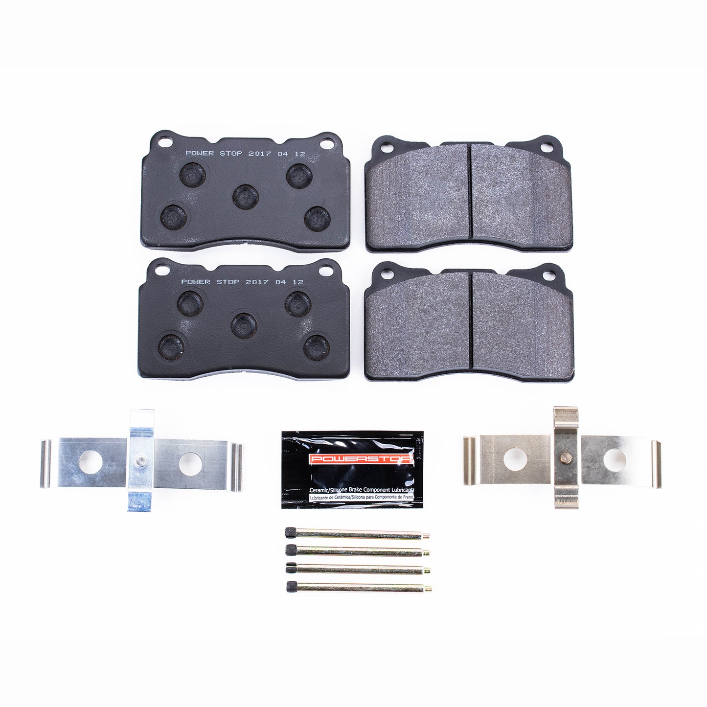 Front Carbon Metallic Brake Pads PowerStop Track Day PST-1050
