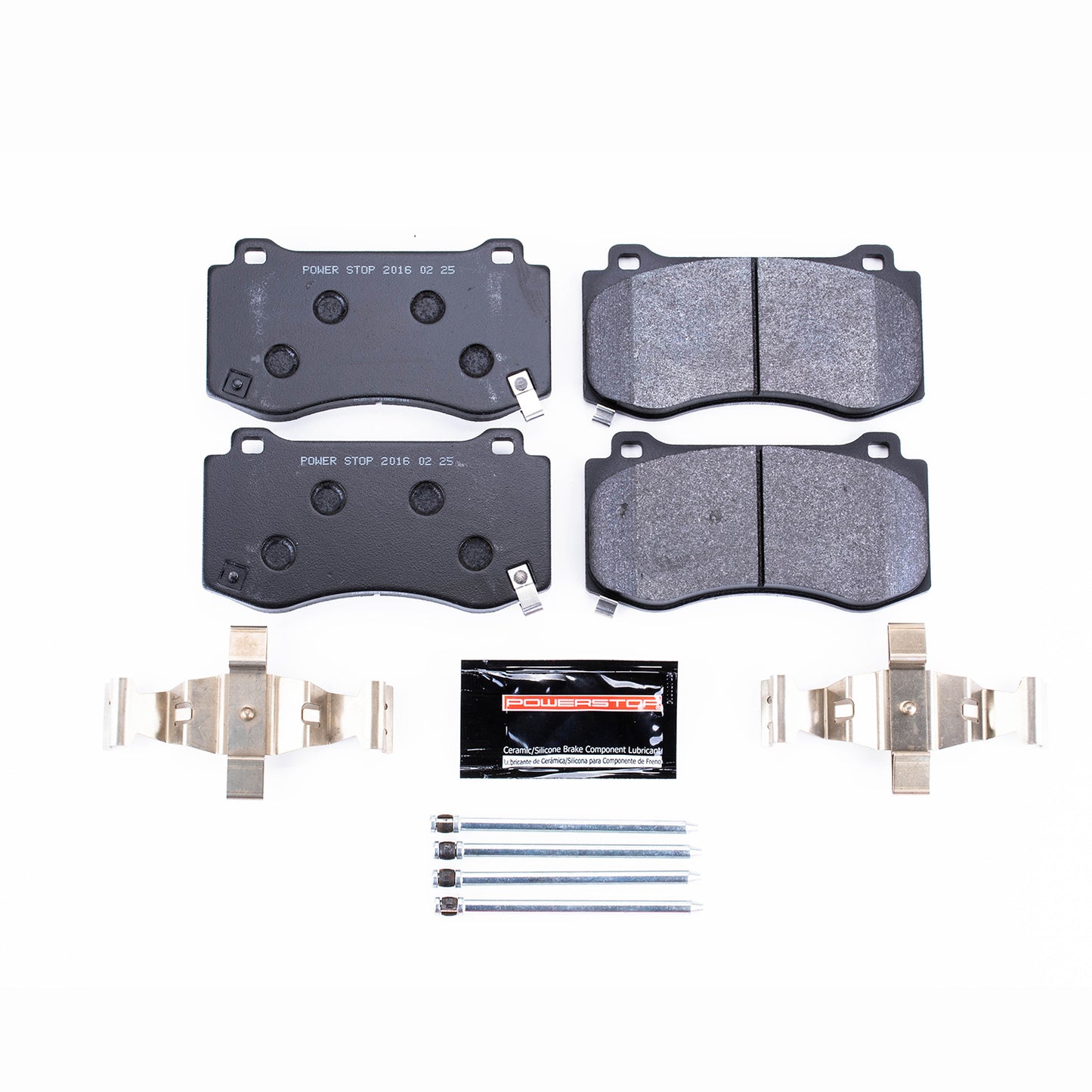 Front Carbon Metallic Brake Pads PowerStop Track Day PST-1298