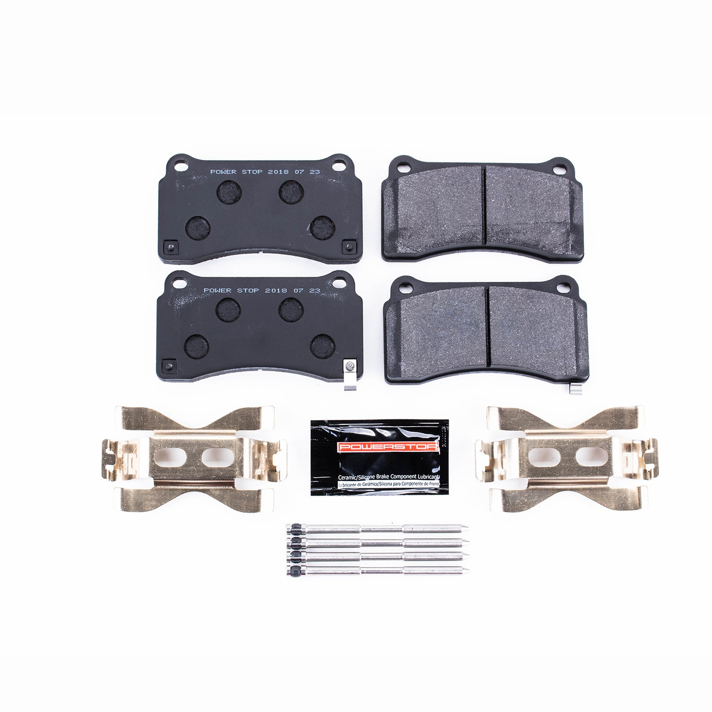 Nissan GTR R35 - Rear Carbon Metallic Brake Pads by PowerStop Track Day PST-1383