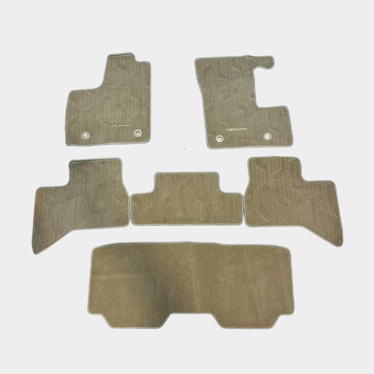 Toyota Land Cruiser LC300 Beige Genuine Floor Mats (FE Type)