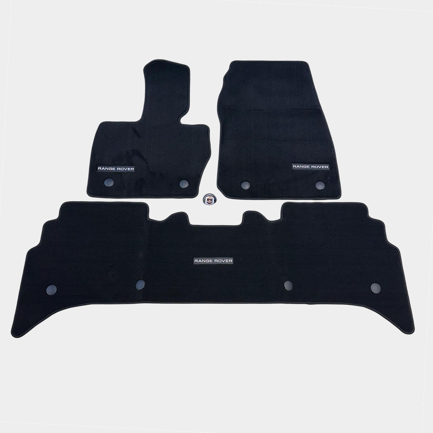 Range Rover Sport 2023+ Luxury Black Floor Mats with Logo