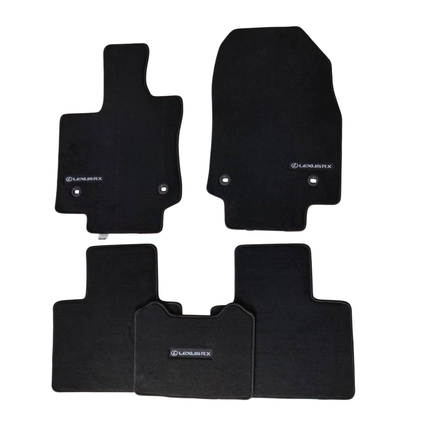Lexus RX 2023+ Luxury Black Floor Mats with Logo
